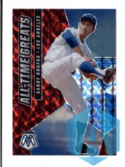 2021 Panini Mosaic Sandy Koufax  #ATG1 Reactive Red All Time Greats